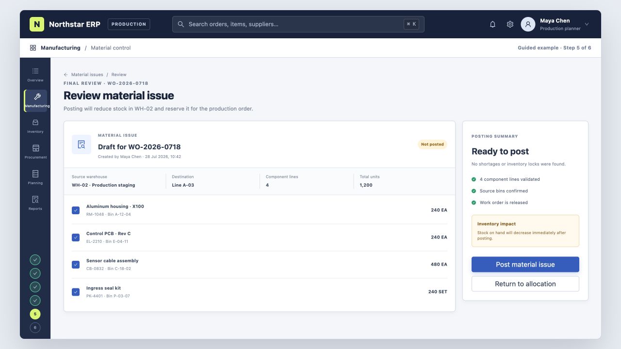 5. Review and post